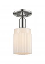 Innovations Lighting 716-1C-PN-G341 - Hadley - 1 Light - 5 inch - Polished Nickel - Semi-Flush Mount