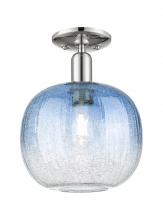 Innovations Lighting 716-1C-PN-G481-10SB - Brookhaven Sphere - 1 Light - 6 inch - Polished Nickel - Semi-Flush Mount