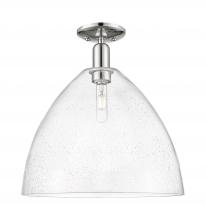 Innovations Lighting 716-1C-PN-GBD-164 - Bristol - 1 Light - 16 inch - Polished Nickel - Semi-Flush Mount