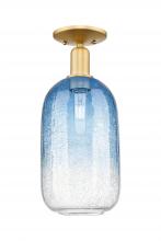 Innovations Lighting 716-1C-SG-G482-7SB - Brookhaven Cloche - 1 Light - 6 inch - Satin Gold - Semi-Flush Mount