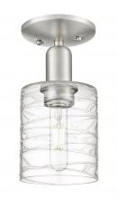 Innovations Lighting 716-1C-SN-G1113 - Cobbleskill - 1 Light - 5 inch - Brushed Satin Nickel - Semi-Flush Mount