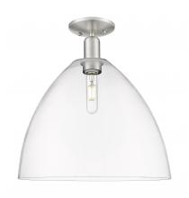 Innovations Lighting 716-1C-SN-GBD-162 - Bristol - 1 Light - 16 inch - Brushed Satin Nickel - Semi-Flush Mount