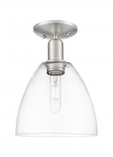 Innovations Lighting 716-1C-SN-GBD-92 - Bristol - 1 Light - 9 inch - Brushed Satin Nickel - Semi-Flush Mount