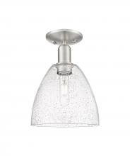Innovations Lighting 716-1C-SN-GBD-94 - Bristol - 1 Light - 9 inch - Brushed Satin Nickel - Semi-Flush Mount