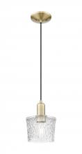 Innovations Lighting 716-1P-AB-G402 - Niagara - 1 Light - 7 inch - Antique Brass - Cord hung - Mini Pendant