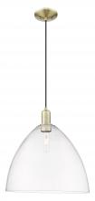 Innovations Lighting 716-1P-AB-GBD-162 - Bristol - 1 Light - 16 inch - Antique Brass - Cord hung - Mini Pendant