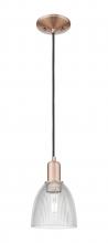 Innovations Lighting 716-1P-AC-G382 - Castile - 1 Light - 6 inch - Antique Copper - Cord hung - Mini Pendant