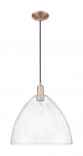 Innovations Lighting 716-1P-AC-GBD-164 - Bristol - 1 Light - 16 inch - Antique Copper - Cord hung - Mini Pendant