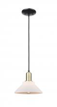 Innovations Lighting 716-1P-BAB-G131 - Orwell - 1 Light - 8 inch - Black Antique Brass - Cord hung - Mini Pendant