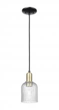 Innovations Lighting 716-1P-BAB-G559-5SDY - Bridal Veil - 1 Light - 6 inch - Black Antique Brass - Cord hung - Mini Pendant