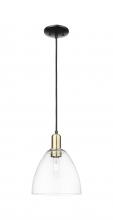 Innovations Lighting 716-1P-BAB-GBD-92 - Bristol - 1 Light - 9 inch - Black Antique Brass - Cord hung - Mini Pendant