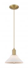 Innovations Lighting 716-1P-BB-G131 - Orwell - 1 Light - 8 inch - Brushed Brass - Cord hung - Mini Pendant