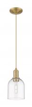 Innovations Lighting 716-1P-BB-G558-6CL - Bella - 1 Light - 6 inch - Brushed Brass - Cord hung - Mini Pendant