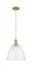 Innovations Lighting 716-1P-BB-GBD-124 - Bristol - 1 Light - 12 inch - Brushed Brass - Cord hung - Mini Pendant
