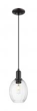 Innovations Lighting 716-1P-BK-G459-6CL - Preston Bulb - 1 Light - 6 inch - Matte Black - Cord hung - Mini Pendant