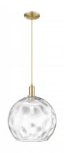 Innovations Lighting 716-1P-CB-G1215-14 - Athens Water Glass - 1 Light - 13 inch - Champagne Bronze - Cord hung - Mini Pendant