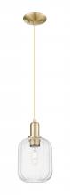 Innovations Lighting 716-1P-CB-G460-7CL - Preston Cylinder - 1 Light - 6 inch - Champagne Bronze - Cord hung - Mini Pendant