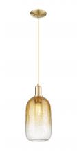 Innovations Lighting 716-1P-CB-G482-7AM - Brookhaven Cloche - 1 Light - 6 inch - Champagne Bronze - Cord hung - Mini Pendant