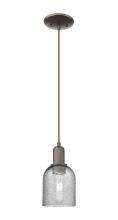 Innovations Lighting 716-1P-OB-G257 - Caledonia - 1 Light - 5 inch - Oil Rubbed Bronze - Cord hung - Mini Pendant