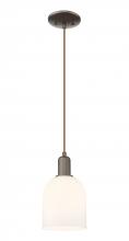 Innovations Lighting 716-1P-OB-G558-6GWH - Bella - 1 Light - 6 inch - Oil Rubbed Bronze - Cord hung - Mini Pendant