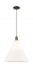 Innovations Lighting 716-1P-OB-GBC-161 - Berkshire Glass - 1 Light - 16 inch - Oil Rubbed Bronze - Cord hung - Mini Pendant