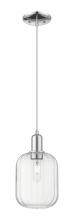 Innovations Lighting 716-1P-PC-G460-7CL - Preston Cylinder - 1 Light - 6 inch - Polished Chrome - Cord hung - Mini Pendant