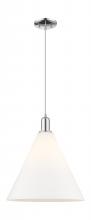 Innovations Lighting 716-1P-PC-GBC-161 - Berkshire Glass - 1 Light - 16 inch - Polished Chrome - Cord hung - Mini Pendant