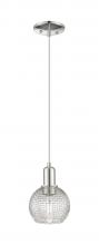 Innovations Lighting 716-1P-PN-G122C-6CL - Athens - 1 Light - 6 inch - Polished Nickel - Cord hung - Mini Pendant