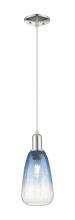 Innovations Lighting 716-1P-PN-G480-6SB - Brookhaven Almond - 1 Light - 6 inch - Polished Nickel - Cord hung - Mini Pendant