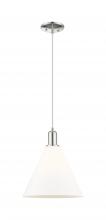 Innovations Lighting 716-1P-PN-GBC-121 - Berkshire Glass - 1 Light - 12 inch - Polished Nickel - Cord hung - Mini Pendant