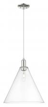 Innovations Lighting 716-1P-PN-GBC-162 - Berkshire Glass - 1 Light - 16 inch - Polished Nickel - Cord hung - Mini Pendant