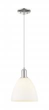 Innovations Lighting 716-1P-PN-GBD-91 - Bristol - 1 Light - 9 inch - Polished Nickel - Cord hung - Mini Pendant