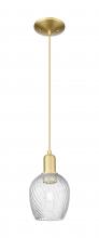 Innovations Lighting 716-1P-SG-G292 - Salina - 1 Light - 6 inch - Satin Gold - Cord hung - Mini Pendant