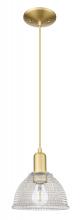 Innovations Lighting 716-1P-SG-G422 - Arietta - 1 Light - 8 inch - Satin Gold - Cord hung - Mini Pendant