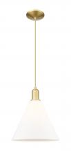 Innovations Lighting 716-1P-SG-GBC-121 - Berkshire Glass - 1 Light - 12 inch - Satin Gold - Cord hung - Mini Pendant
