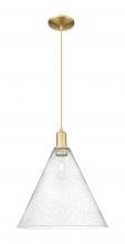 Innovations Lighting 716-1P-SG-GBC-164 - Berkshire Glass - 1 Light - 16 inch - Satin Gold - Cord hung - Mini Pendant