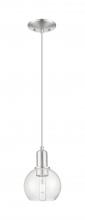 Innovations Lighting 716-1P-SN-G124-6 - Athens - 1 Light - 6 inch - Brushed Satin Nickel - Cord hung - Mini Pendant