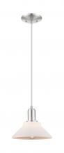 Innovations Lighting 716-1P-SN-G131 - Orwell - 1 Light - 8 inch - Brushed Satin Nickel - Cord hung - Mini Pendant
