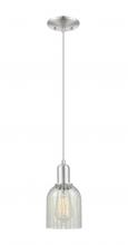 Innovations Lighting 716-1P-SN-G2511 - Caledonia - 1 Light - 5 inch - Brushed Satin Nickel - Cord hung - Mini Pendant