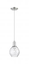 Innovations Lighting 716-1P-SN-G362 - Waverly - 1 Light - 6 inch - Brushed Satin Nickel - Cord hung - Mini Pendant