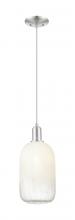 Innovations Lighting 716-1P-SN-G482-7OP - Brookhaven Cloche - 1 Light - 6 inch - Brushed Satin Nickel - Cord hung - Mini Pendant