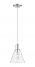 Innovations Lighting 716-1P-SN-GBC-82 - Berkshire Glass - 1 Light - 8 inch - Brushed Satin Nickel - Cord hung - Mini Pendant