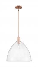 Innovations Lighting 716-1S-AC-GBD-164 - Bristol - 1 Light - 16 inch - Antique Copper - Stem hung - Mini Pendant