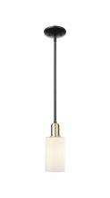 Innovations Lighting 716-1S-BAB-G801 - Clymer - 1 Light - 4 inch - Black Antique Brass - Stem hung - Mini Pendant