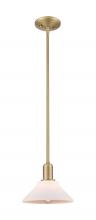 Innovations Lighting 716-1S-BB-G131 - Orwell - 1 Light - 8 inch - Brushed Brass - Stem hung - Mini Pendant