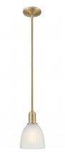 Innovations Lighting 716-1S-BB-G381 - Castile - 1 Light - 6 inch - Brushed Brass - Stem hung - Mini Pendant