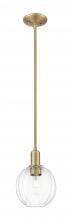 Innovations Lighting 716-1S-BB-G458-7CL - Preston Globe - 1 Light - 6 inch - Brushed Brass - Mini Pendant