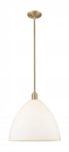 Innovations Lighting 716-1S-BB-GBD-161 - Bristol - 1 Light - 16 inch - Brushed Brass - Stem hung - Mini Pendant
