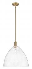 Innovations Lighting 716-1S-BB-GBD-164 - Bristol - 1 Light - 16 inch - Brushed Brass - Stem hung - Mini Pendant