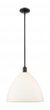Innovations Lighting 716-1S-BK-GBD-161 - Bristol - 1 Light - 16 inch - Matte Black - Stem hung - Mini Pendant